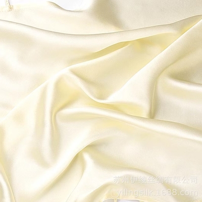 Satin à double face, imitation de soie 97% polyester 3% spandex satin polyester 190gm chemises de soirée chemises et foulards