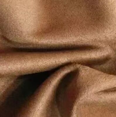 Tissu pour manteau 350 g/m² en imitation cuir suédé : 90 % polyester, 10 % élasthanne