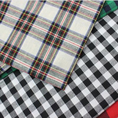 30% Rayonne 70% Polyester 280gsm 280gsm Toucher Lisse et Ferme Excellent Draper Check Tissu de Blazer