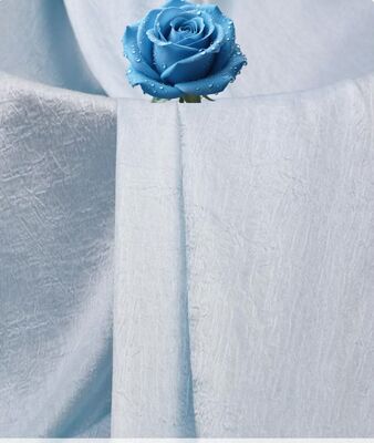 110GSM Tissu satiné à crêpes - Polyester léger, comme la soie, avec une texture à crêpes pour des robes élégantes