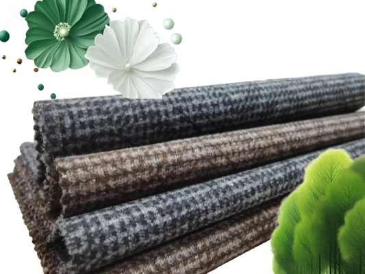 400GSM Tissu de costume à carreaux teinté de fil. 39% rayon, 56% polyester, 5% tissu de costume d'affaires en spandex, tissu de costume d'hiver,
