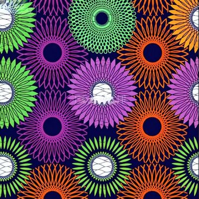 135 GSM Tissu imprimé en coton aux couleurs vives et à gaze naturelle douce et respirable