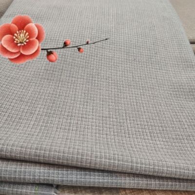 Tissu de costume à carreaux 195 g/m² teint dans la masse, composé de 68 % polyester, 30 % rayonne et 2 % élasthanne, pour uniformes