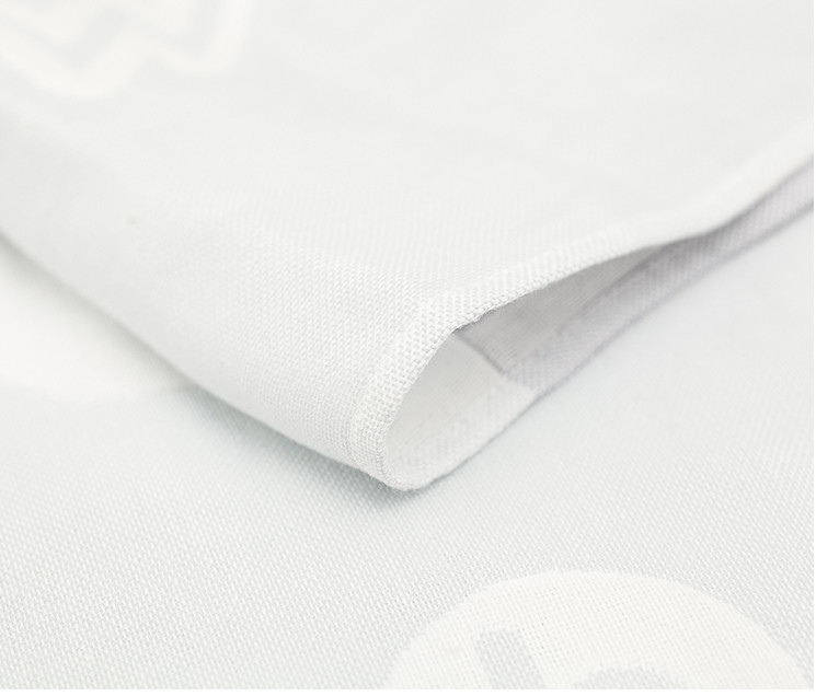 Modèle vif coloré du tissu de coton de jacquard de doubles couches 130gsm
