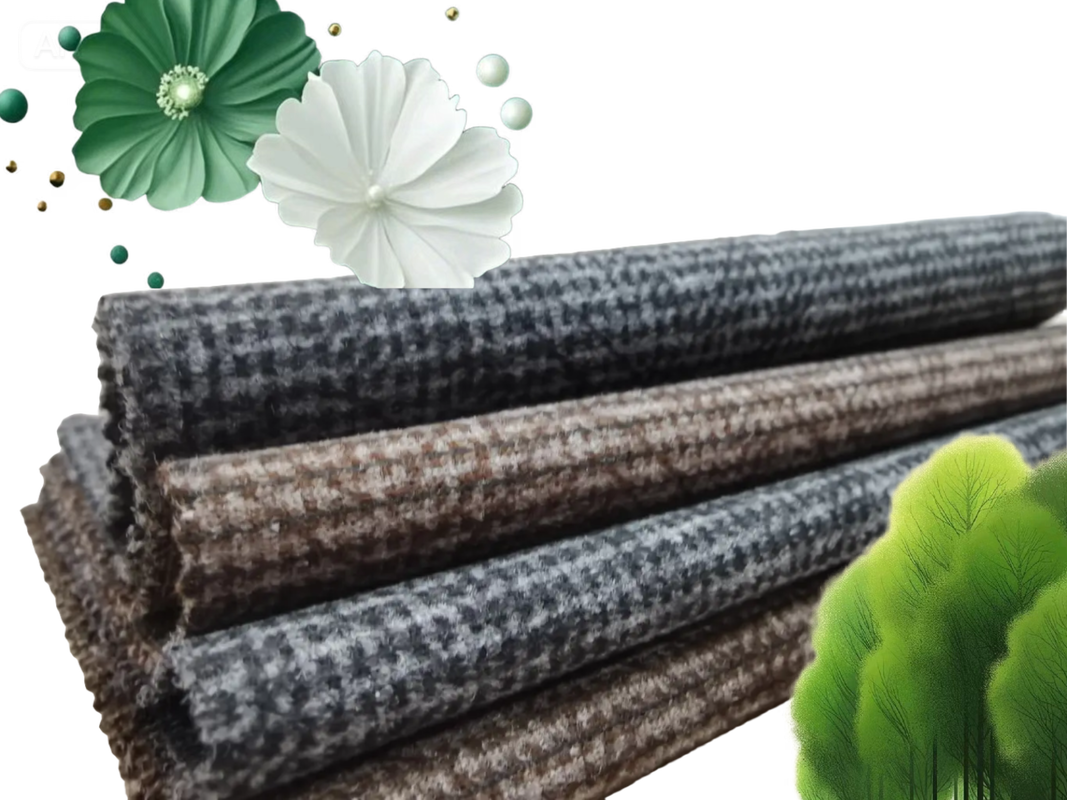 400GSM Tissu de costume à carreaux teinté de fil. 39% rayon, 56% polyester, 5% tissu de costume d'affaires en spandex, tissu de costume d'hiver,