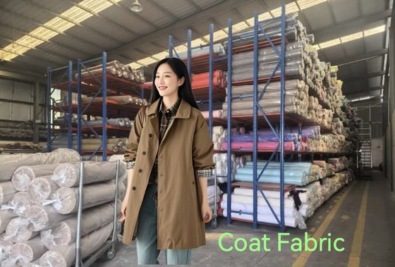 35% Coton / 65% Polyester 240 G/M² Veste de travail Uniforme Manteaux Tissu